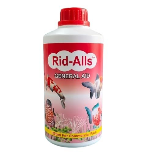 AKSHAT ENTERPRISES Rid Alls General Aid 1000ml | Aquarium Fish Medicine for Freshwater & Marine Fish | Treats Fungal, Bacteri