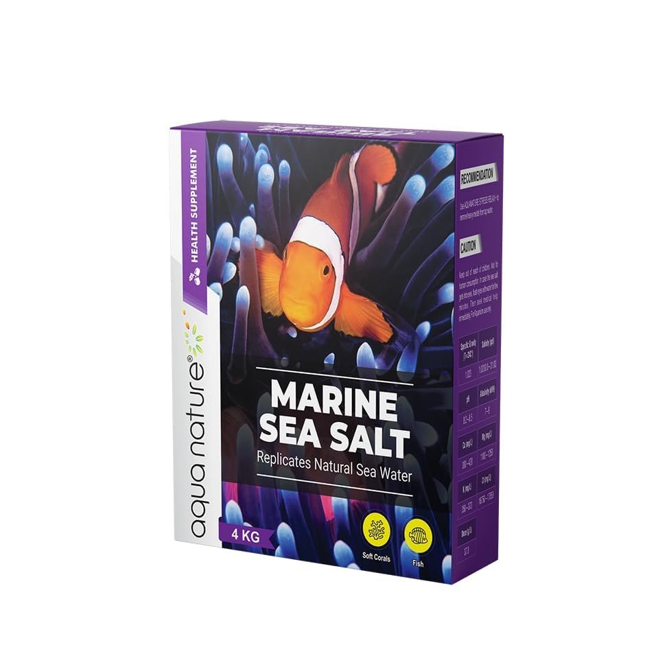 AquaNature® Marine Sea Salt for Fish Only Saltwater Aquarium (4kg)