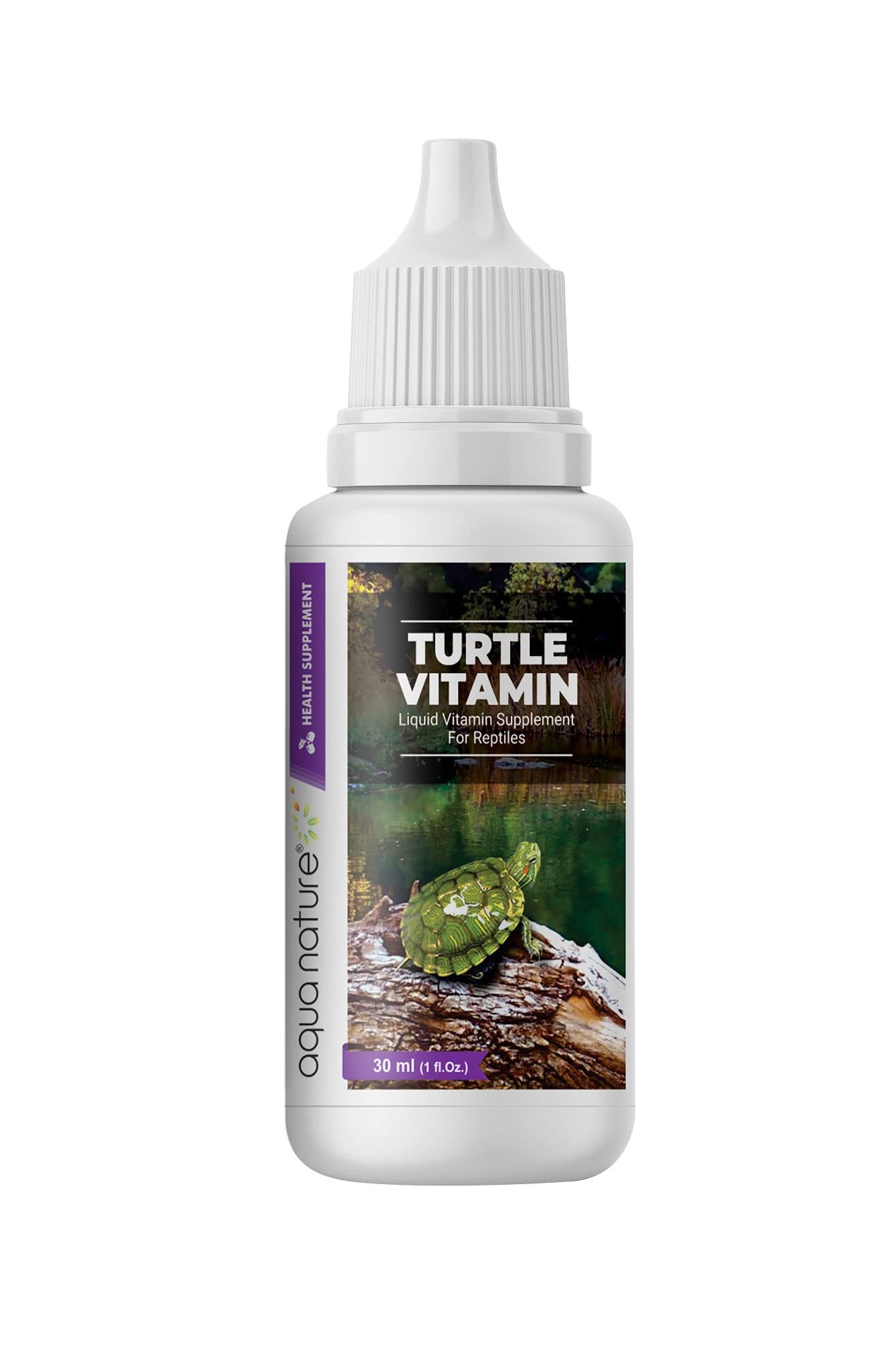 AquaNature® Turtle Vitamin Supplement-Liquid Vitamin Supplement for Reptiles 30Ml