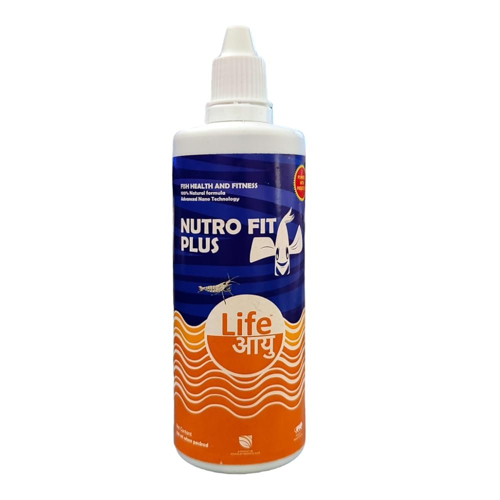 Aquarium Products India Nutro Plus Fit Fish Food Supplement (50Ml)