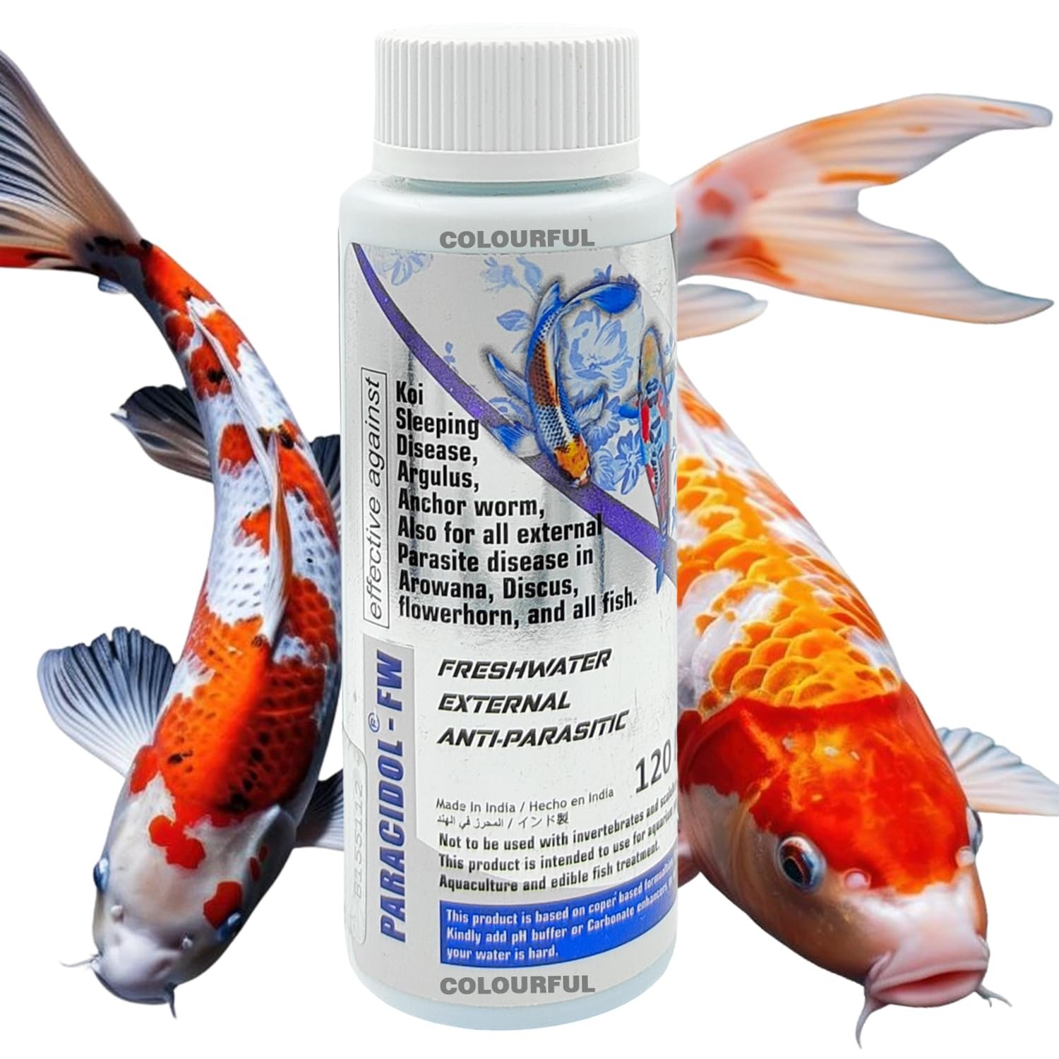 Aquatic Remedies | Broad-Spectrum Antiparasitic Remedy for Freshwater Fish | Effective Against External Parasites, (Paracidol