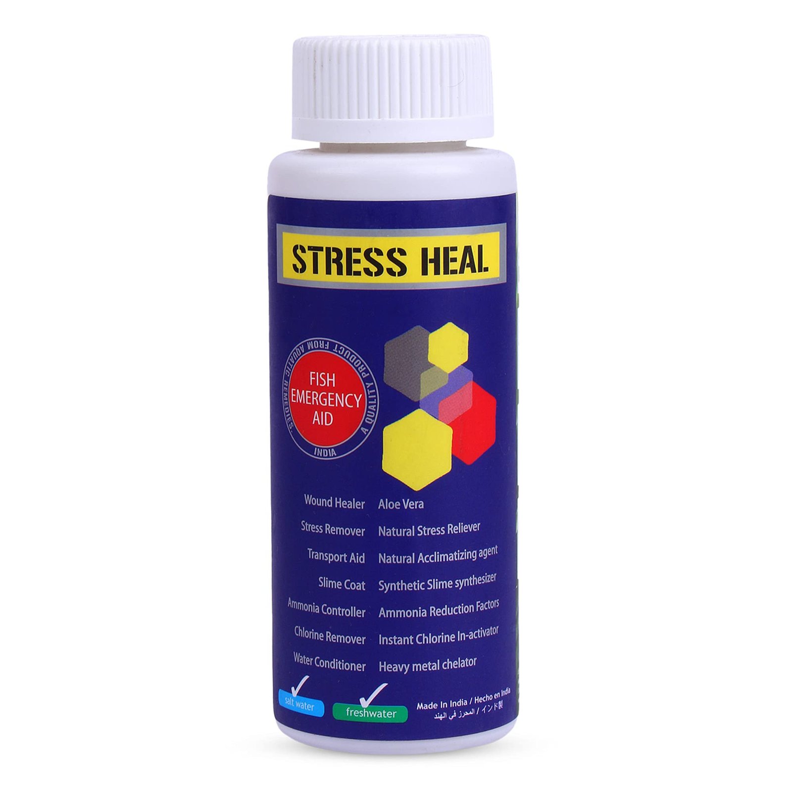 Aquatic Remedies Stress Heal for Fresh and Marine Aquarium, 100 ml