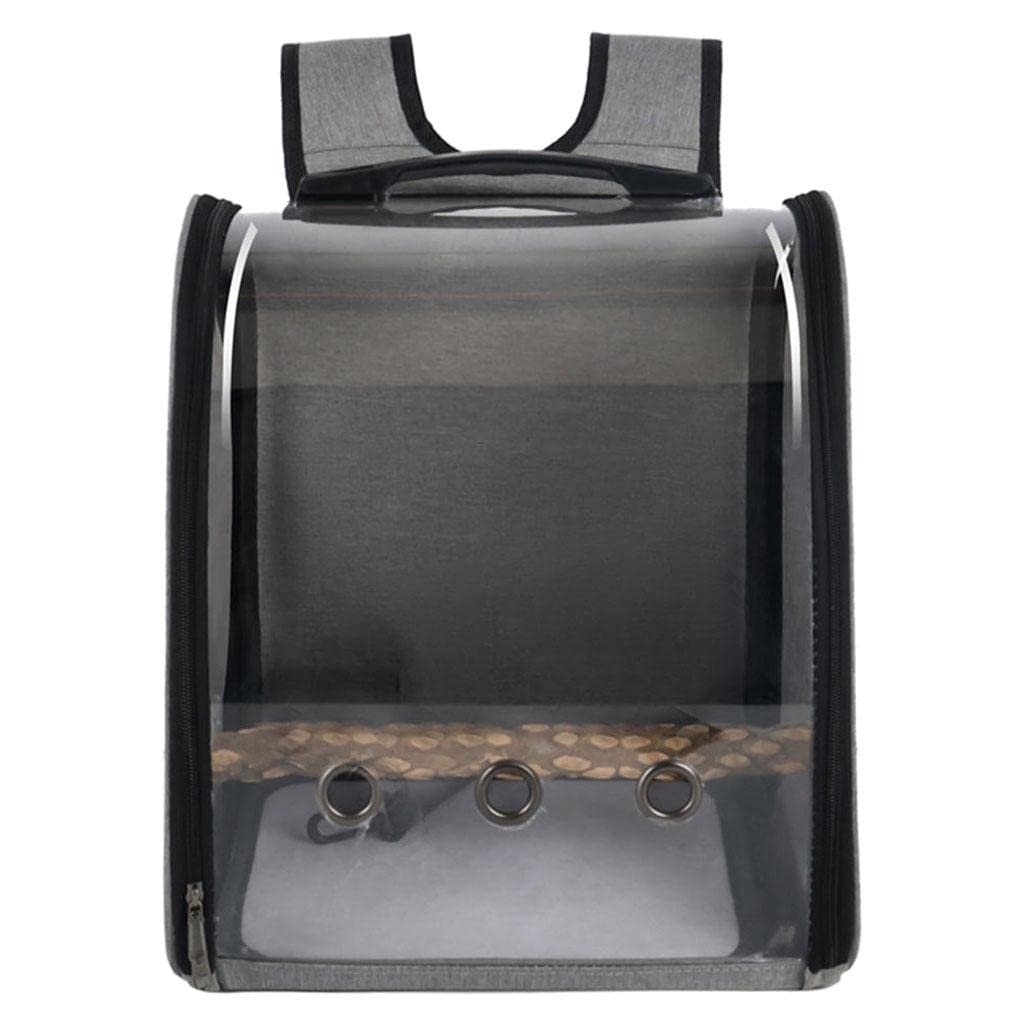 ATORSE™ Birds Carrier Cage Shoulder Bag Pet Parrot Travel Breathable Backpack Gray|Pet Supplies|Bird Supplies|Cages