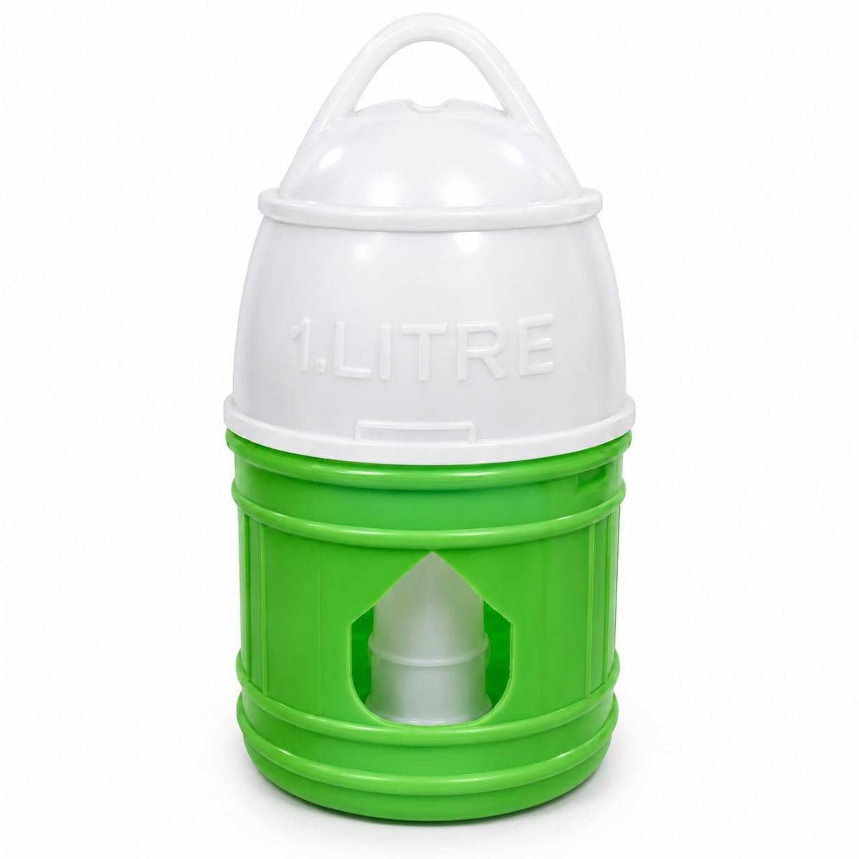 Bhopal Pigeons 1 Litre Water Drinker for Pigeons and Birds, Automatic Supply, Non-Toxic Plastic, Leak Proof