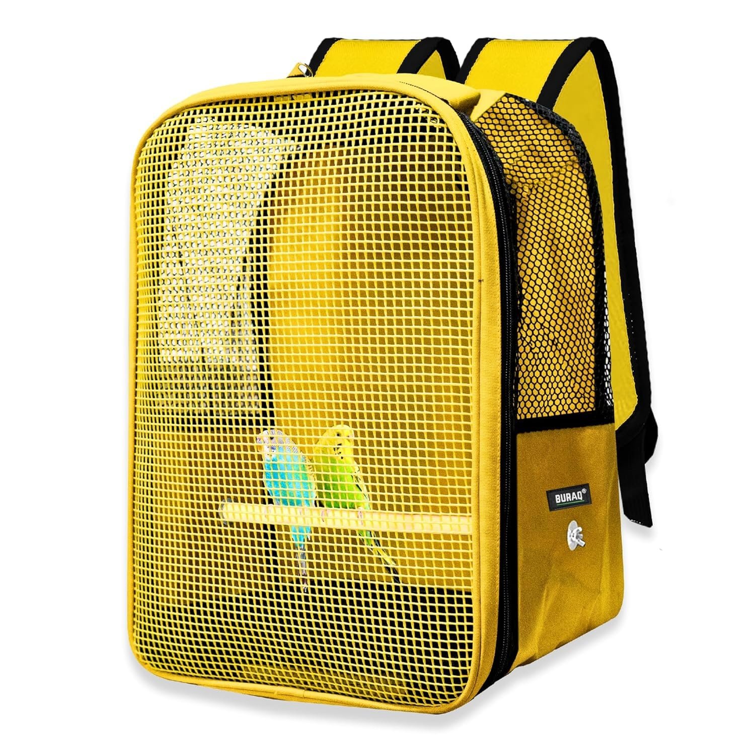 Bird Carrier Backpack, Transparent & Breathable Pet Travel Bag, Portable Bird Cage for Lovebirds, Parrots & Budgies, Versatil