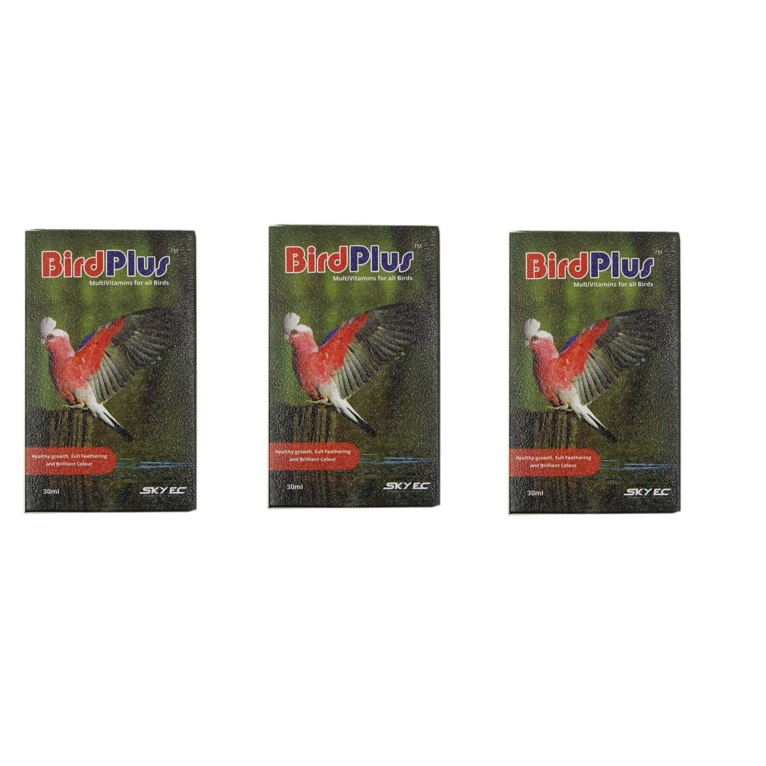 Bird Plus Birds Multivitamins, 30 ml (Pack of 3)