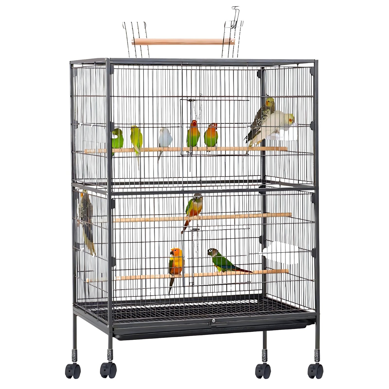 Buraq Pets 38 Inch Extedanble Large Bird Cage | Heavy Duty
