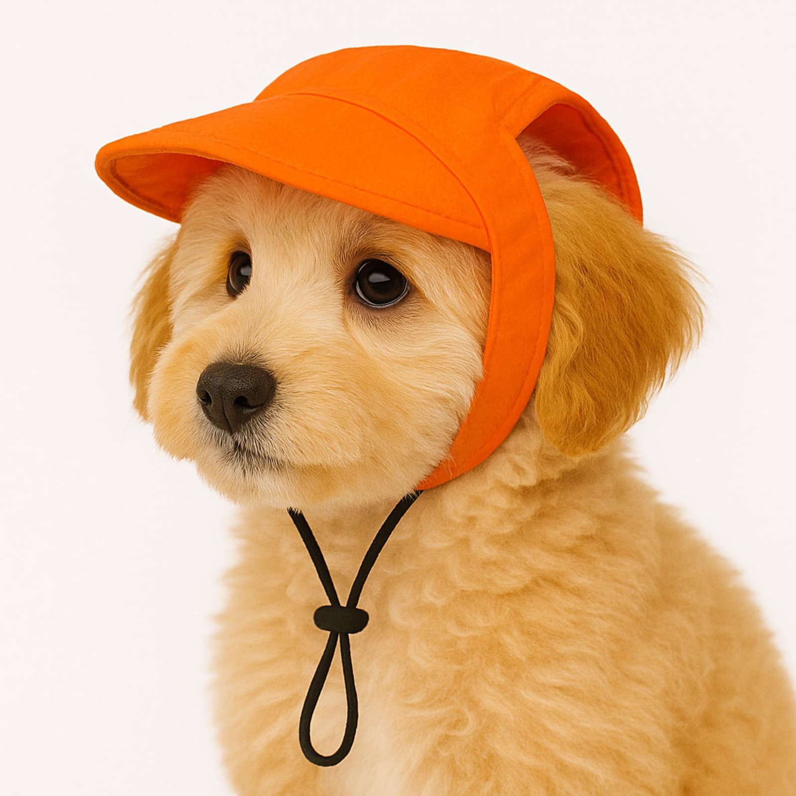 Buraq Pets Dog Cap Adjustable Sun Hat with Ear Holes Cotton L
