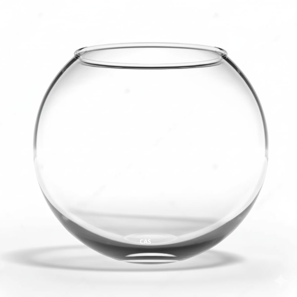 CAS Glass Fish Bowl (W/C (Premium Glass 4 INCH))