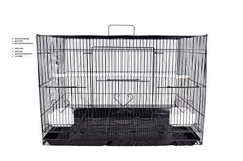 CENTRAL FISH AQUARIUM Metal 24" Bird Cage For Budgies,Finches,Love Birds,Cocktails,Conures,Cuttlefishboneholder,Cuttlefish Bo