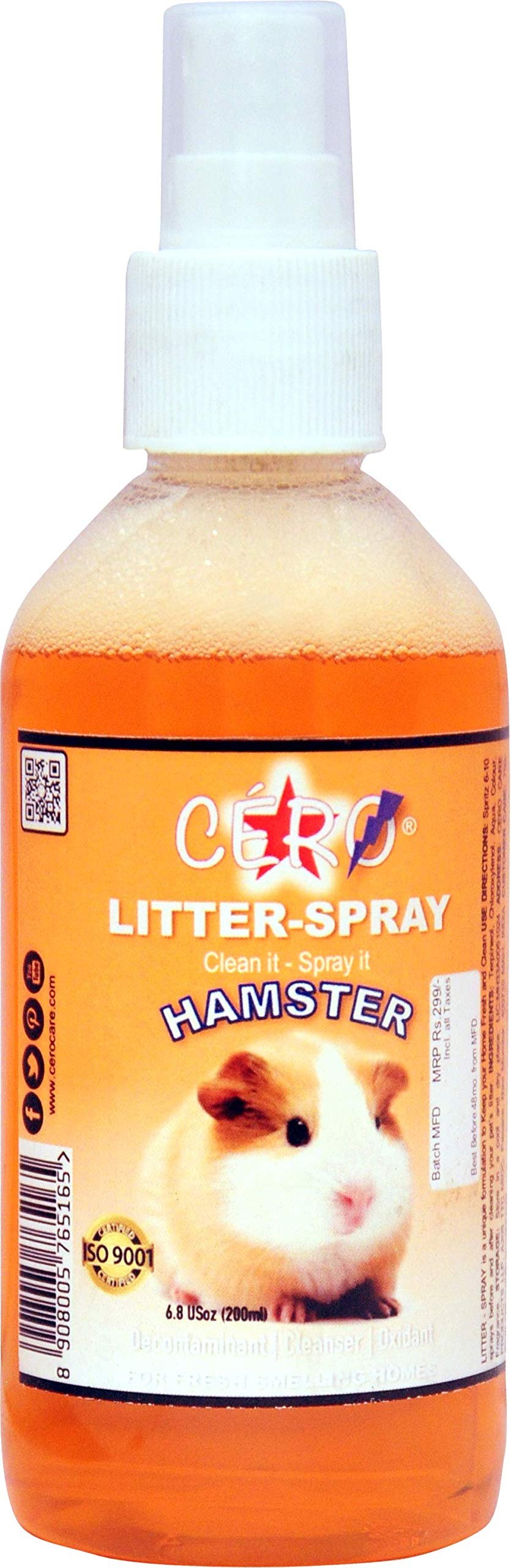 CERO ® Hamster Litter Spray Decontaminant (200ml)