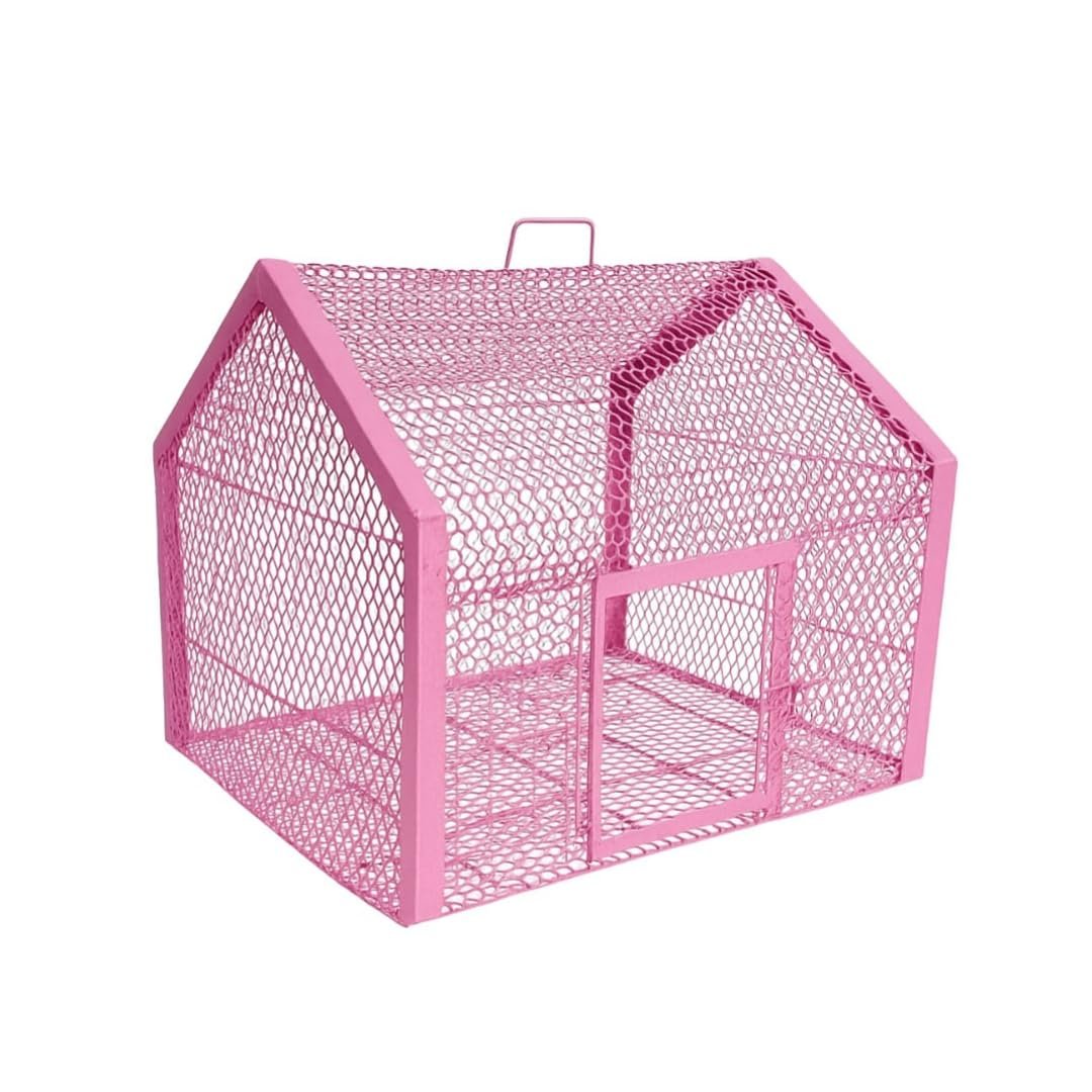 Divayanshi Spacious Parrot Cage – Durable Metal Bird Cage with Perches, Feeders & Large Door, Ideal for Parrots, Cockatoos, M
