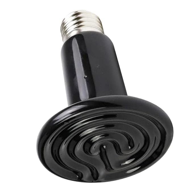 E27 Ceramic Heating Lamp Bulb Heater 220-240V (200 Watts) for Turtle Reptile Lizard Birds and Multipurpose.