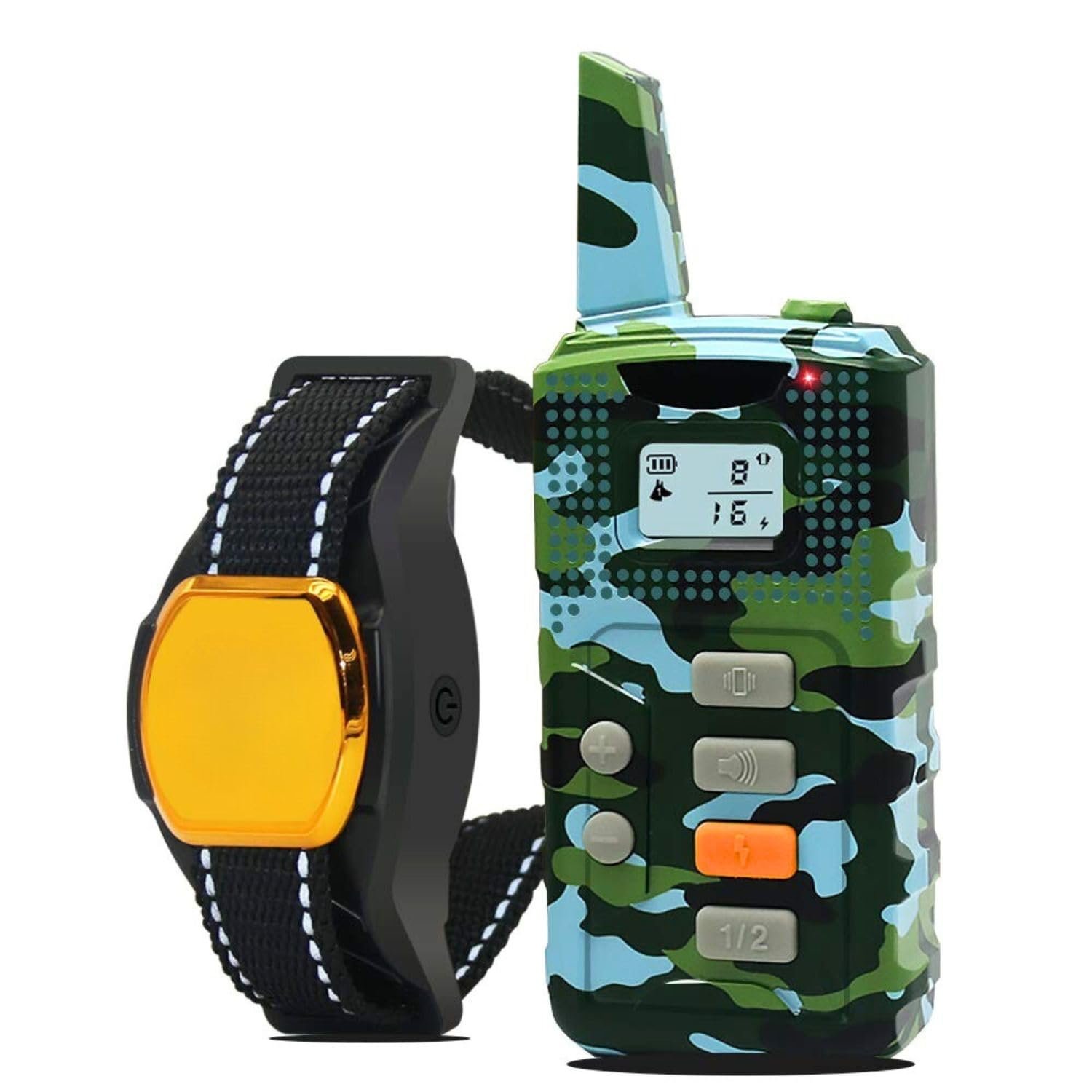 Emily Pets Dog Training Collar with Remote | Waterproof Rechargeable Electric Collar | Beep, Vibration, Shock Modes | for Sma
