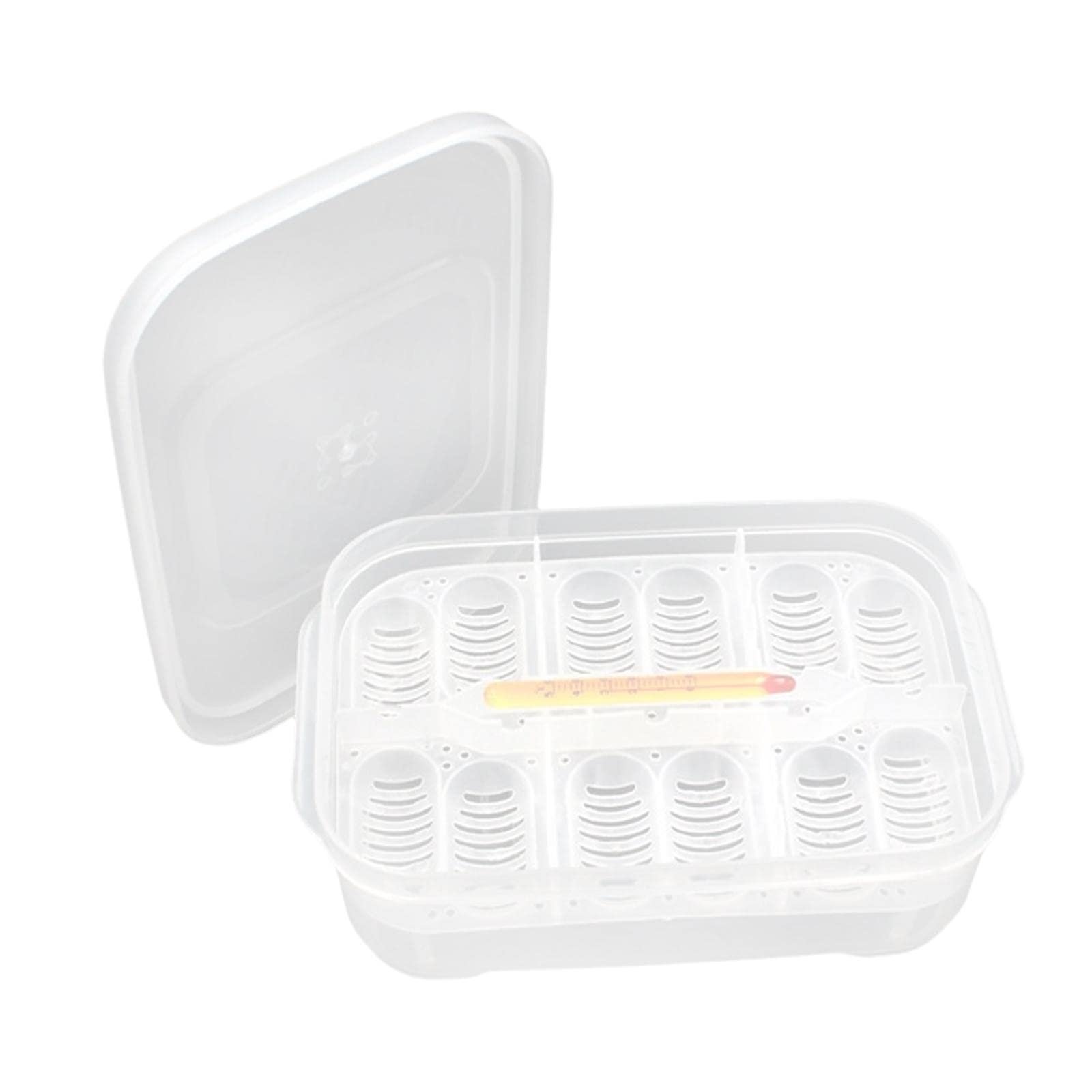 Enakshi Reptile Incubator Tray Lizard Python Thermometer 12 Egg Container DIY Gecko |Pet Supplies | Reptile Supplies