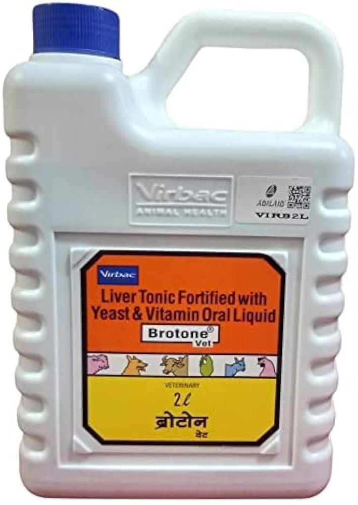 Fifozone Brotone Liver Tonic with Yeast and Vitamin for Pets & Large Animals (2 Liter)
