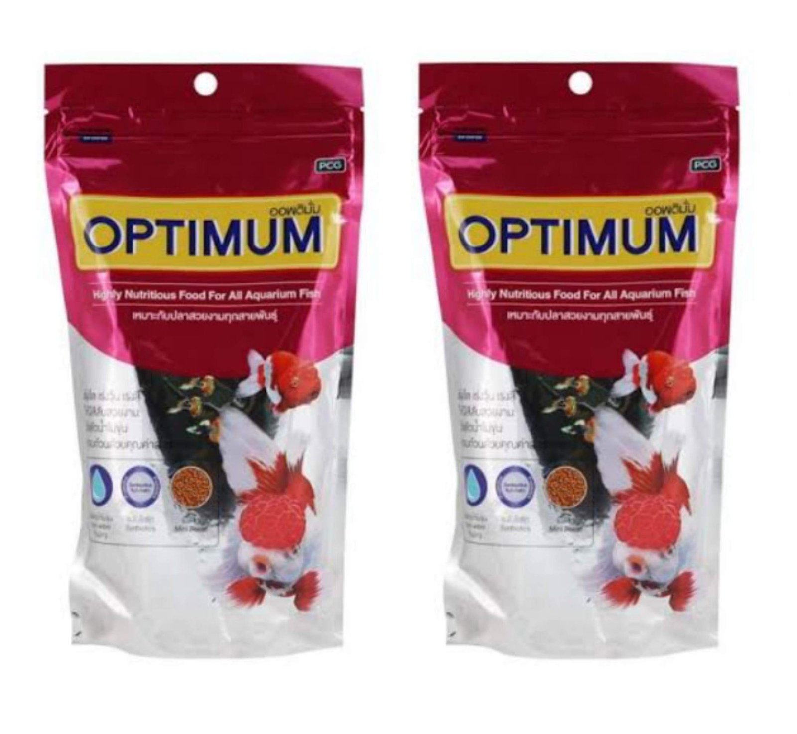Fish - O - Optimum Highly Nutritious All Life Stages Food for All Aquarium (200Gm X 2 = 400Gm, Mini Pellet), 1 Count