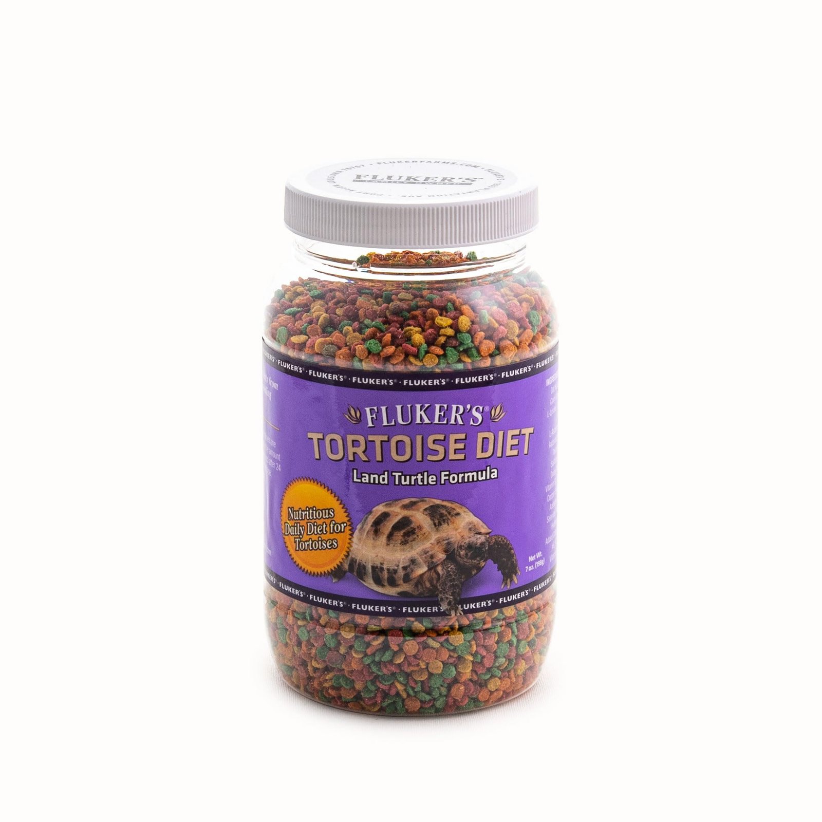 Fluker's Land Turtle Formula Tortoise Diet, All Life Stages, Pellet, 1 Count, 1 Count