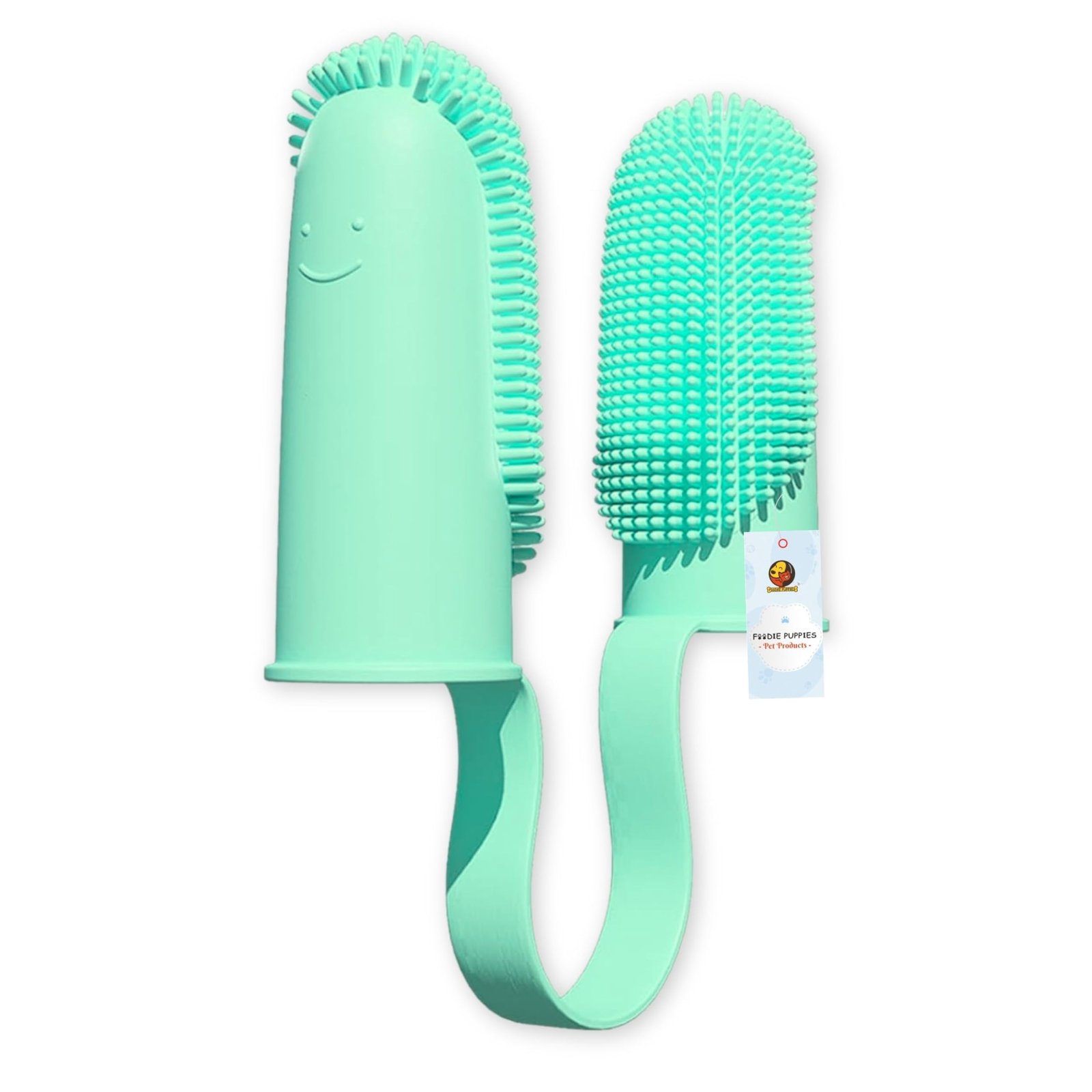 Foodie Puppies Cat Dog Toothbrush for Teeth Cleaning (Couple Toothbrush) - Pack of 1 I Soft Bristles for Easy Dental Care Too