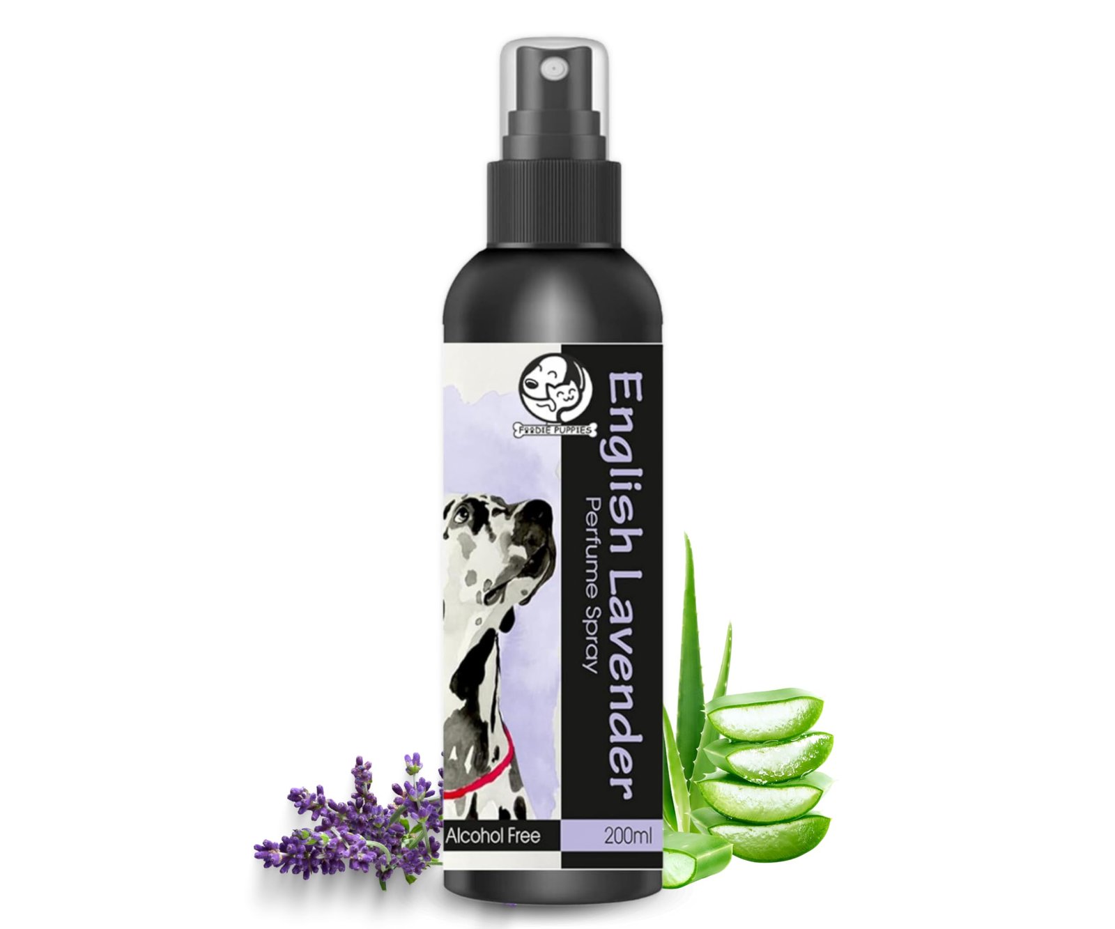 Foodie Puppies Dog Perfume Spray English Lavender - 200ml | Extract of Lavender and Aloe-vera | Daily use, Safe Deodorizer, C