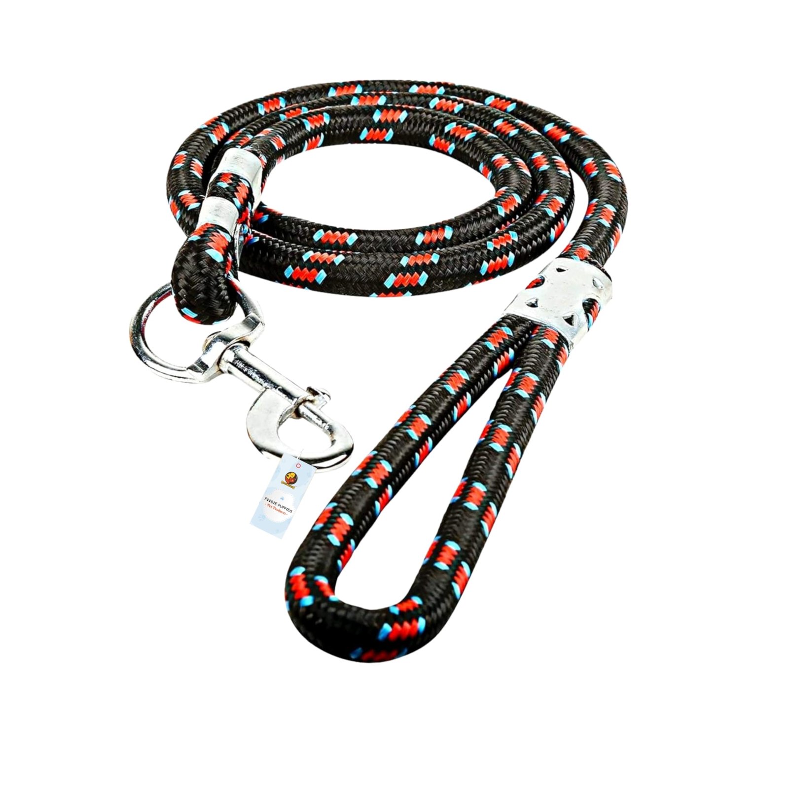 Foodie Puppies Dog Training Walking Rope - (Nylon Leash - 18mm) Dog Cord Leash for Medium to Large-Sized Dogs with Hook (Desi