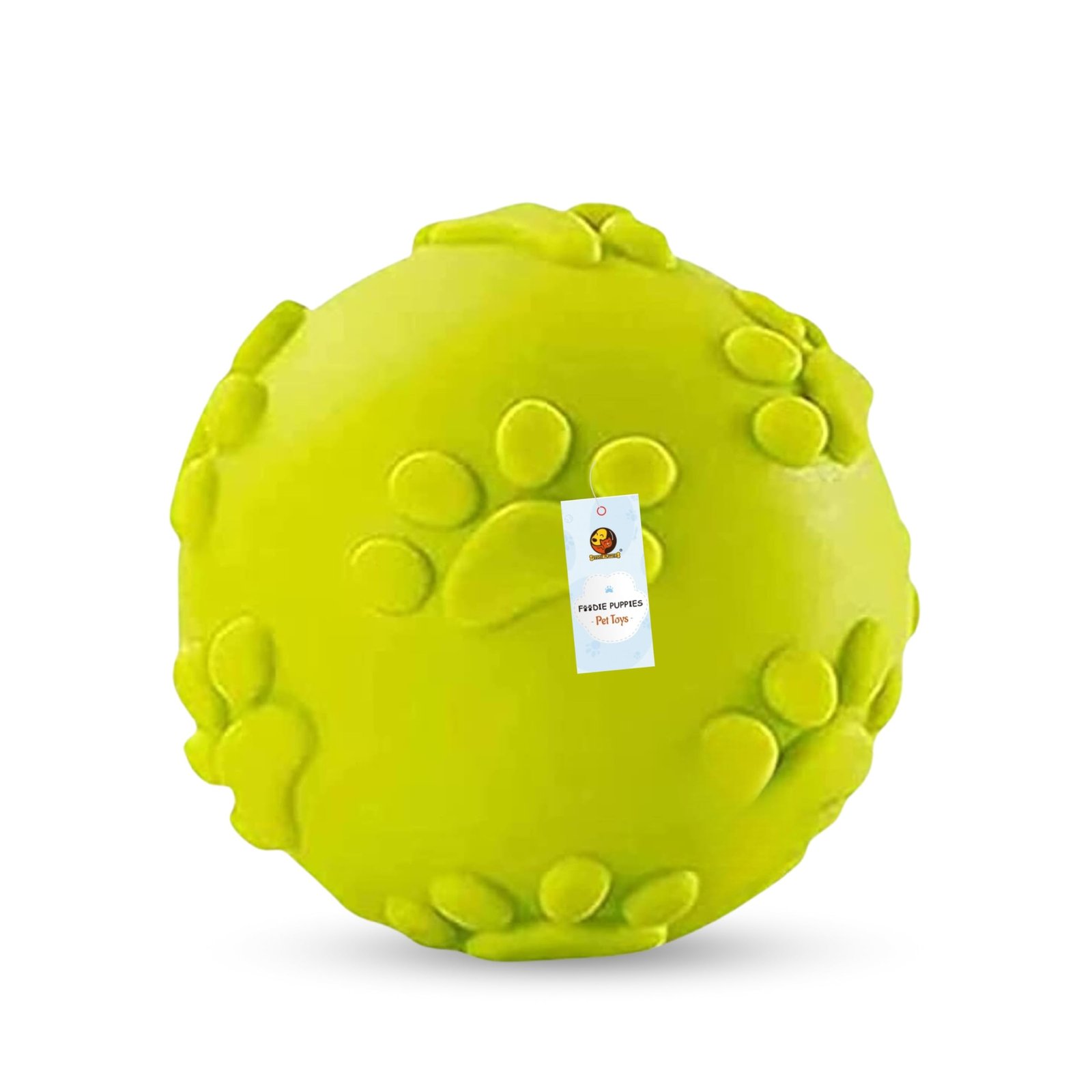 Foodie Puppies Latex Rubber Squeaky Dog Chew Ball Toy - (Claw Ball, Small) Durable and Safe Fetch Teething Dog Toy for Puppie