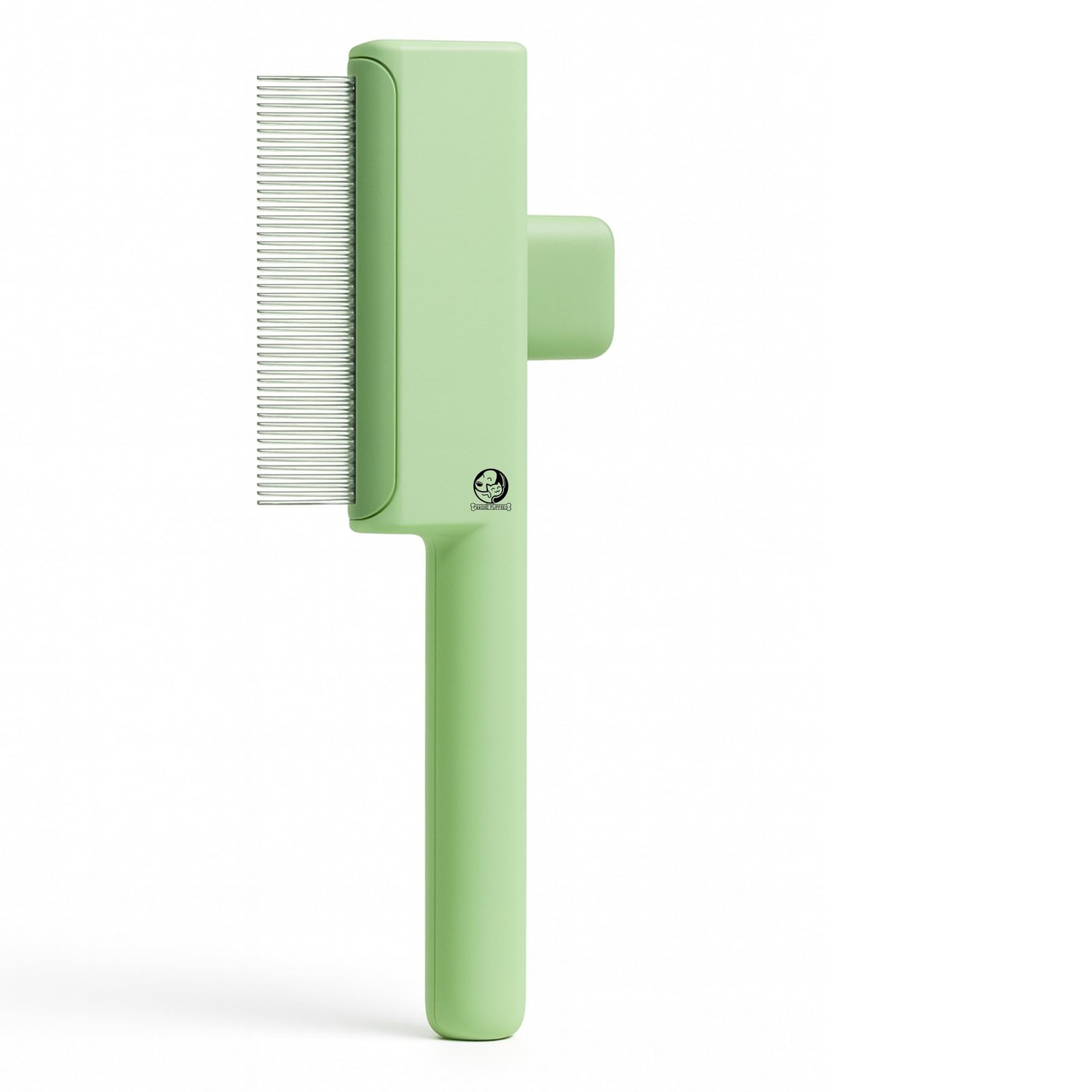 Foodie Puppies Pet Flea Grooming Comb for Dogs & Cats - (Flea Tick Comb) | Stainless Steel Fine-Tooth Tick & Flea Comb | Self