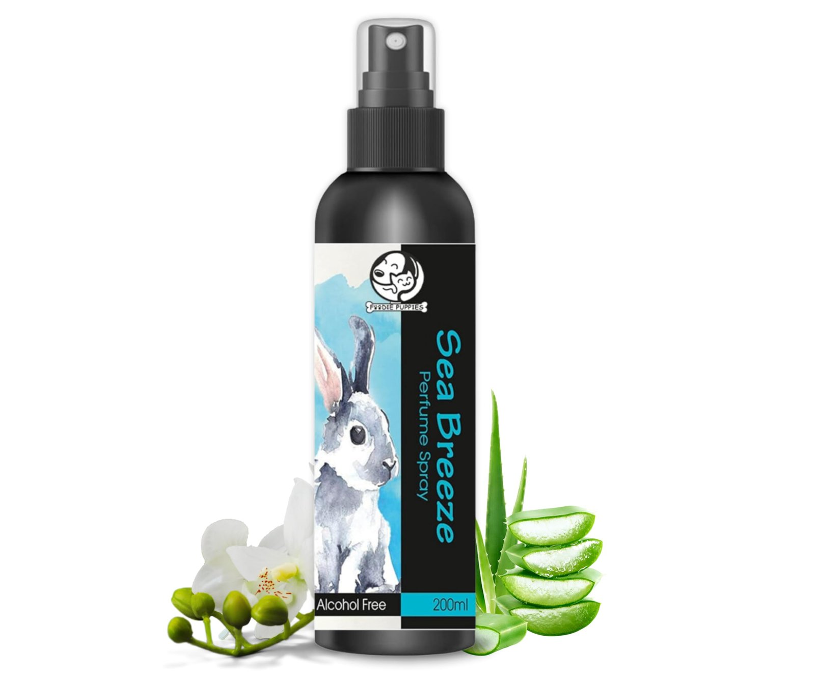 Foodie Puppies Sea Breeze Perfume Spray for Rabbits & Small Animals - 200 ml with Extract of Lavender and Aloe-Vera | Daily u