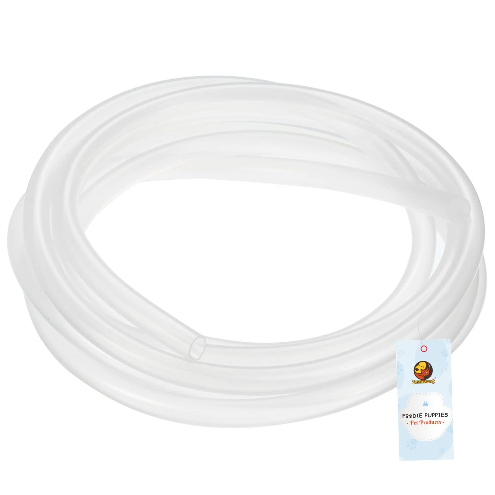 Foodie Puppies Silicone Aquarium/Fish Tank Airline Tubing Pump Hose, Soft Fish Tank Pipe for Air Pump, Check Valves, and Air