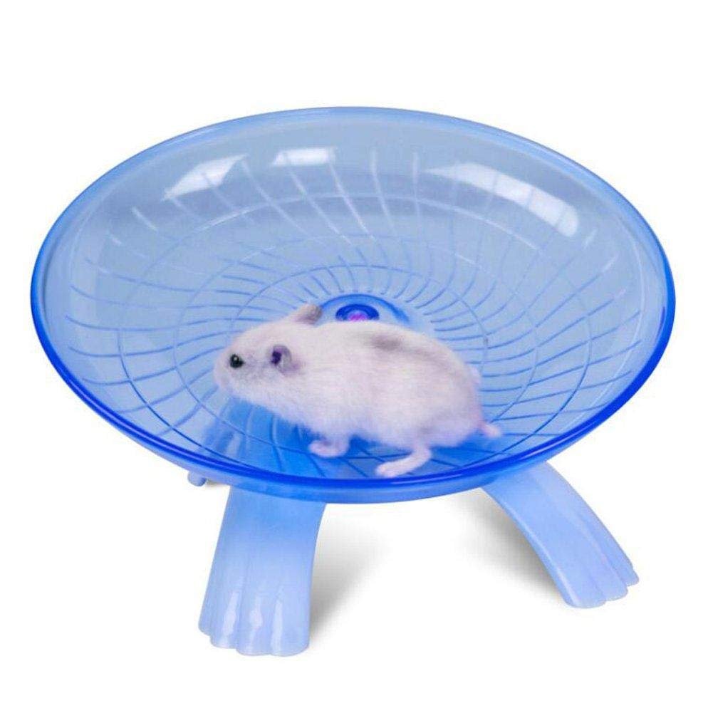 Generic Pet Products Cute Pet Hamster Running Wheel Flying Saucer Mouse Running Disc Exercise Wheel Toy Cage Hamster Toy with