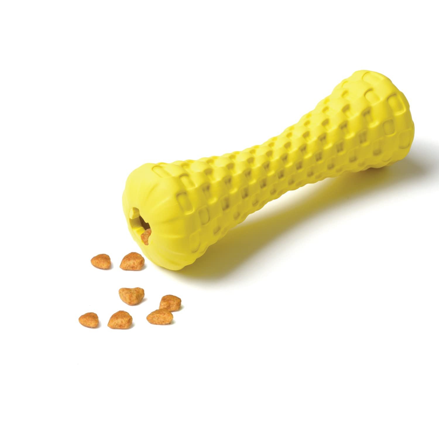 Goofy Tails Dog Toys, Rubber Dumbbell Treat Dispensing Toys for Dogs, Non-Toxic Chew Toys for Dogs, Ideal Interactive Dog Toy