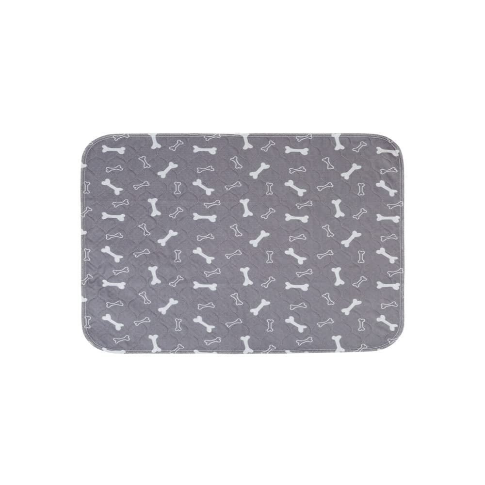 Goofy Tails Reusable Pee Pads for Dogs (Bone Print, 90X80) (Pack of 1), Washable Dog Pee Pads, Non-Slip Pee Mat for Dogs and
