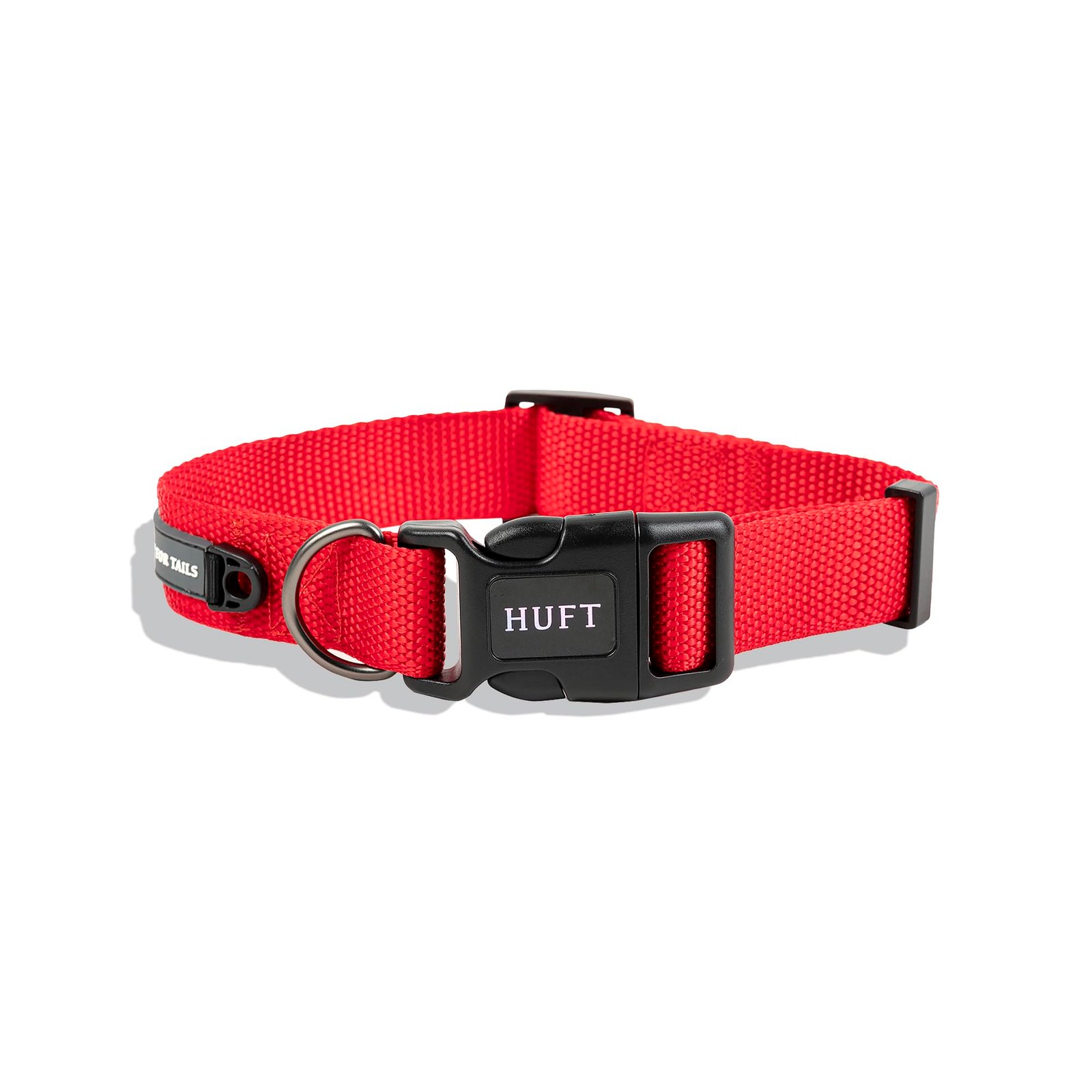 HUFT Basics Dog Collar - Crimson Red - S | Durable and Lightweight Dog Neck Collar for Puppies, Small Dogs, and Medium Dogs |