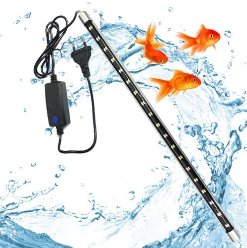JAINSONS PET PRODUCTS Glass Aquarium Led Light, Fully Submersible (Waterproof) 4 Mode Colour Changing Led Lamp for Fish Tank