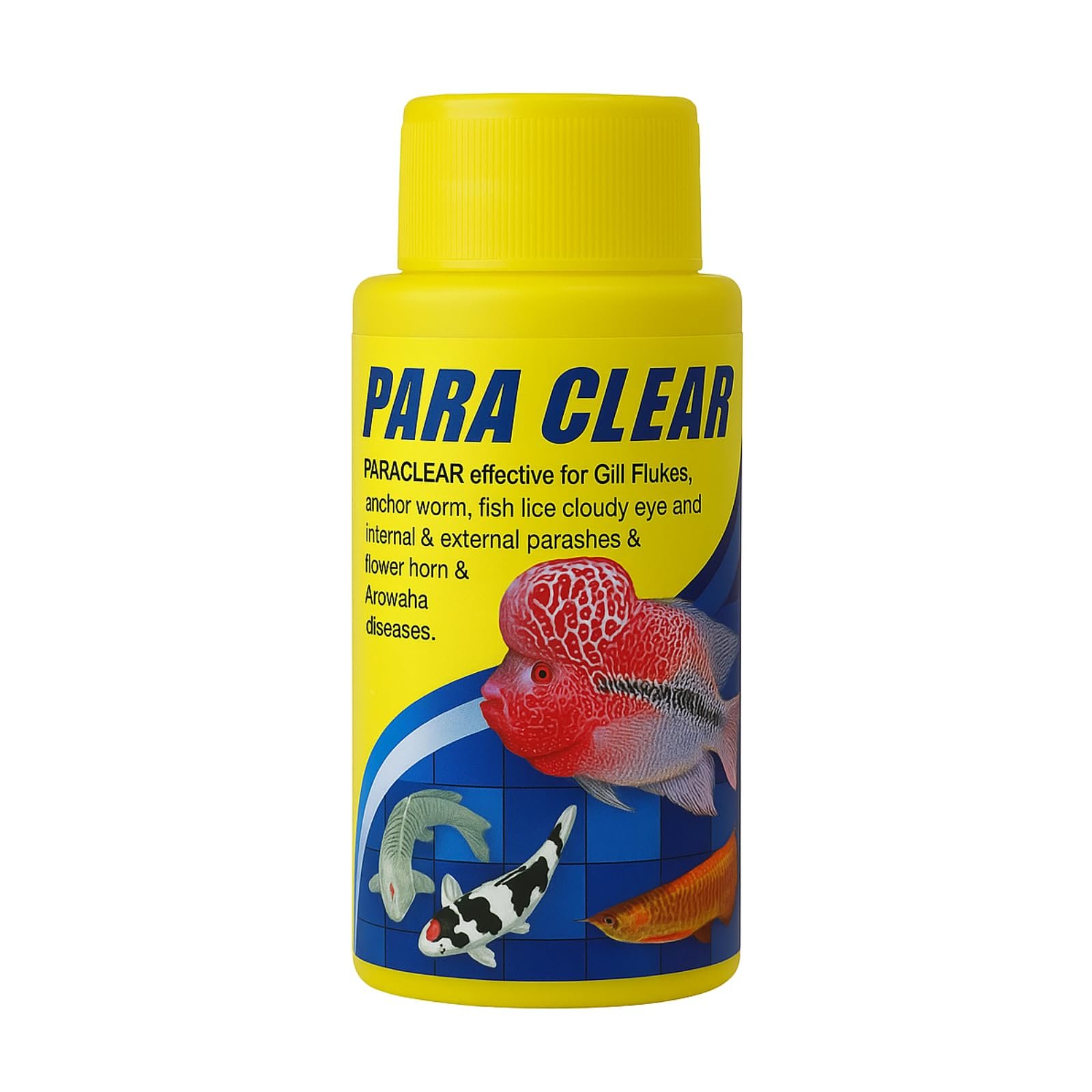 JSquare para Clear Aquarium Fish Medicine for Gill Flukes, Anchor Worms, Fish Lice Cloudy Eye and External Parasites, Effecti