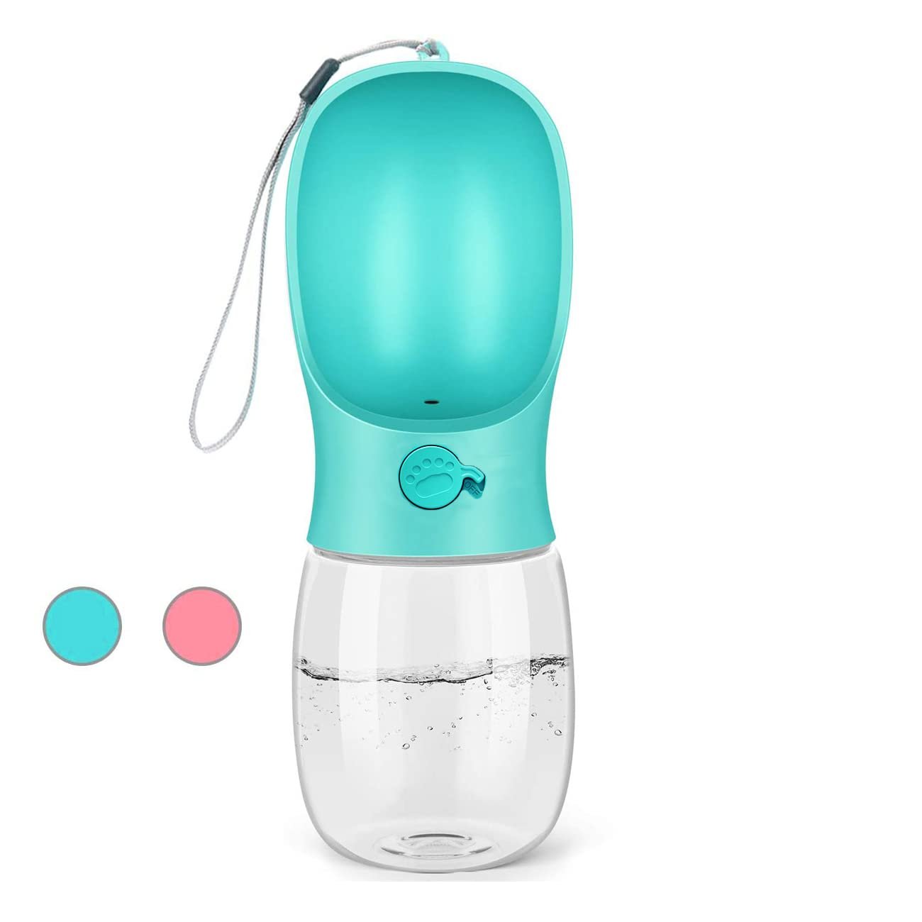 Kalimdor Dog Water Bottle, Leak Proof Portable Puppy Water Dispenser with Drinking Feeder for Pets Outdoor Walking, Hiking, T