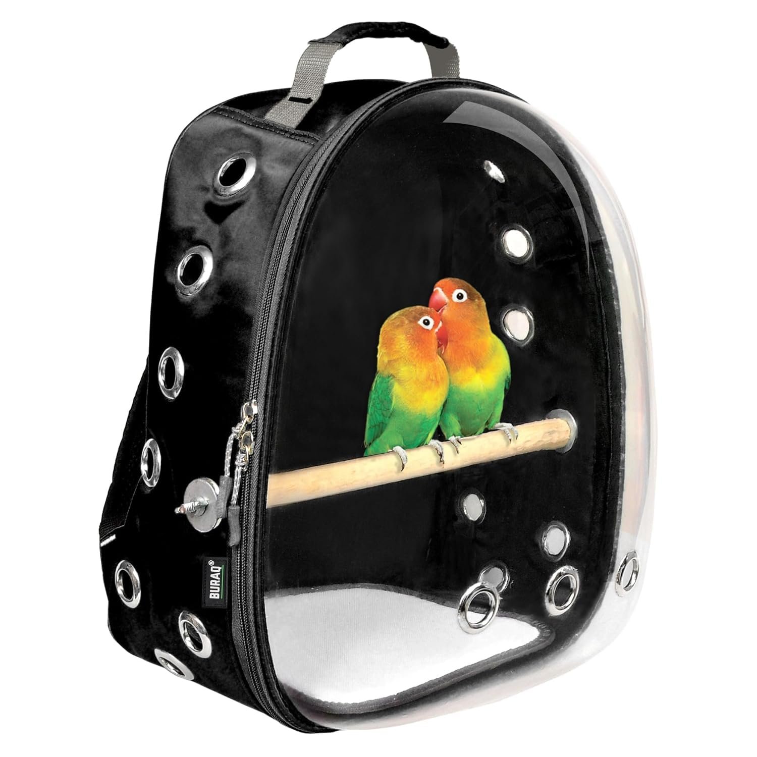 Killerwhale Astro Transparent Bird Carrier Backpacks Capsule Breathable Airline-Approved, Ventilated Bag for Travel, Hiking a