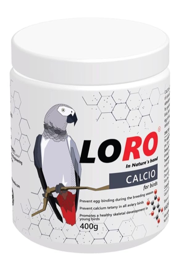 LORO: In Nature's hand : Essential Avian Calcium Supplement For Breeding Birds,Promoting Healthy Bones,Vitality,And Preventin