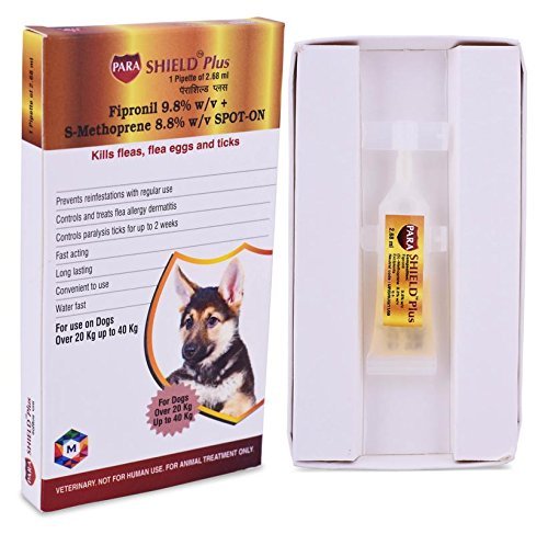 Medfly Healthcare Spot On for Dogs Solution for The Prevention and Treatment of Flea, Tick, and Chewing Lice Infestations