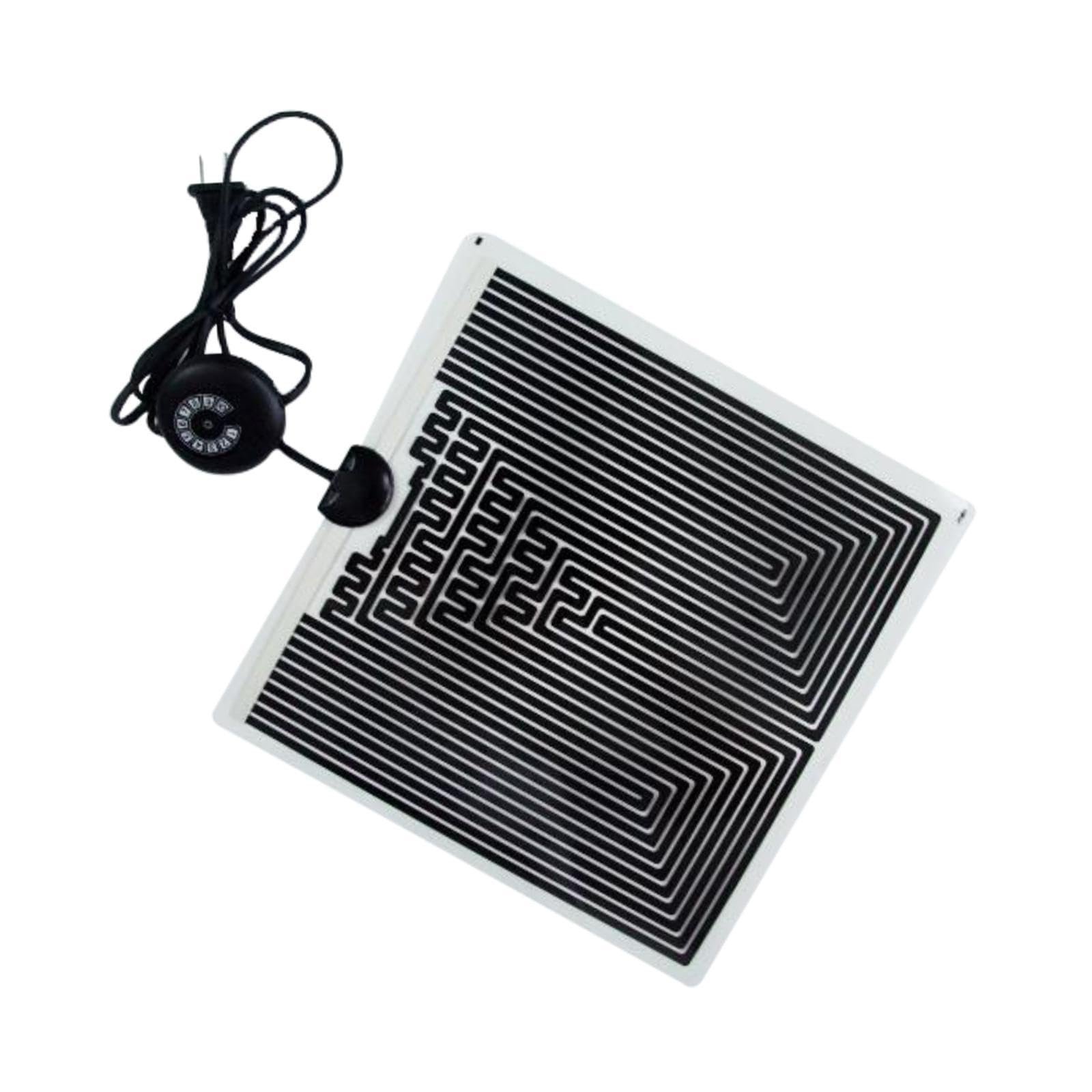 MERISHOPP Reptile Heating Pad Under Tank Terrarium Heating Mat for Gecko Turtles Frogs 28x28cm| Pet Supplies|Reptile Supplies