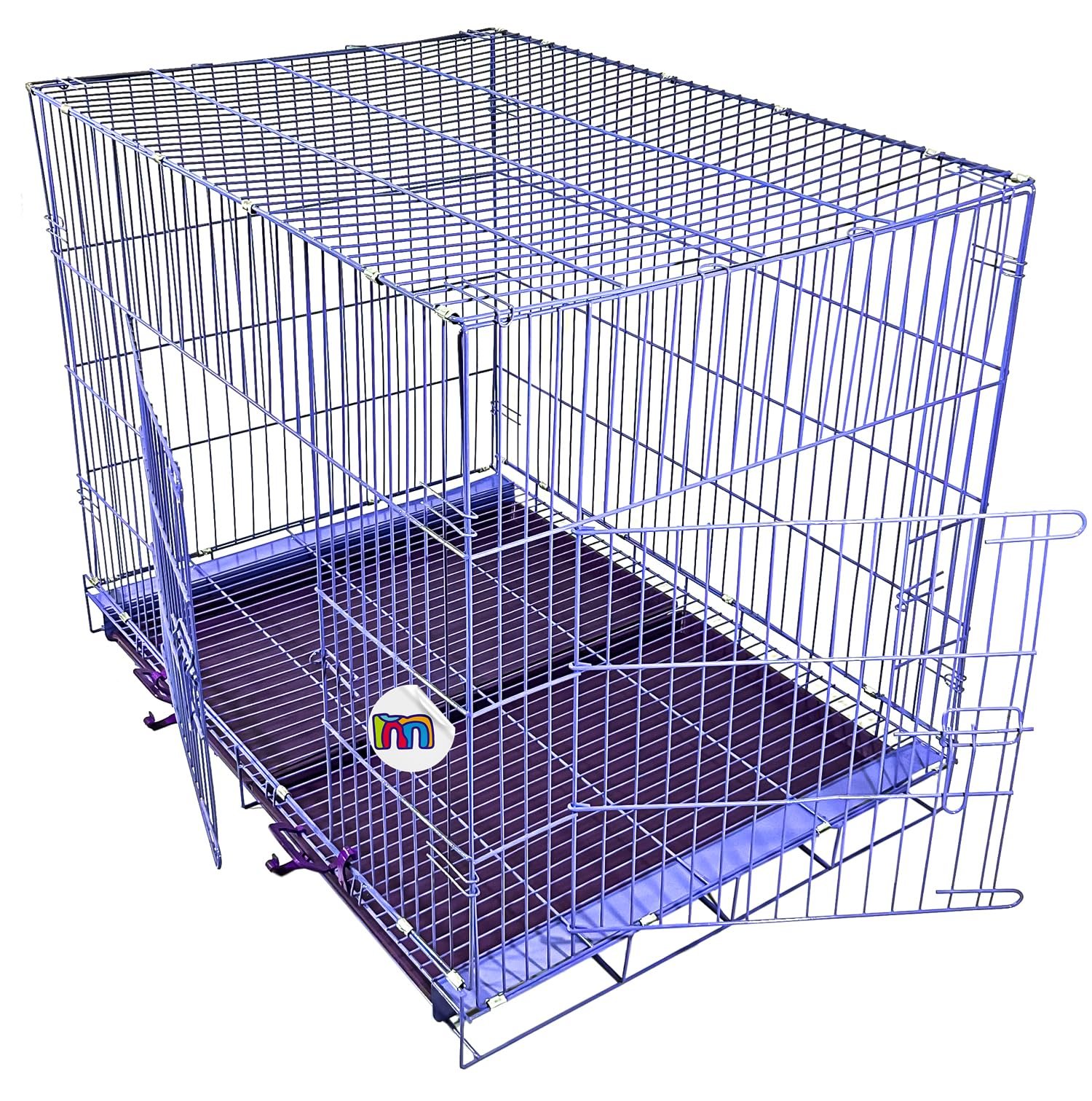 Midwest Homes for Pets Dog Crates Cage Kennel 42 Inch - Spacious and Secure Crate for Large Adult Dogs (107X74X84 Cm) - Robus