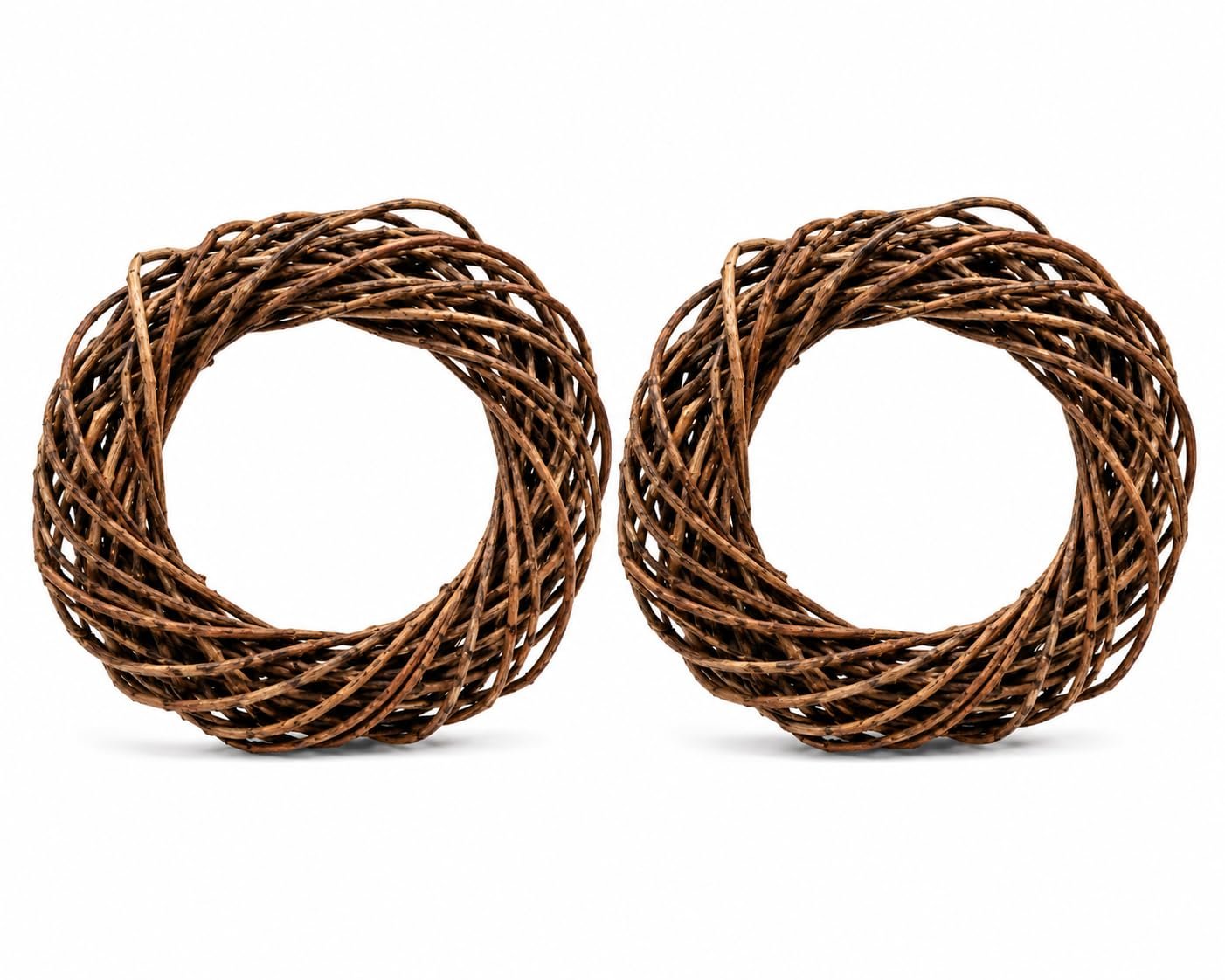 MY EDEN Willow Wooden Chew Rings for Small Animals (Set of 2) | Natural Wood, Chemical-Free, Chew Toy, Small Pet Accessory