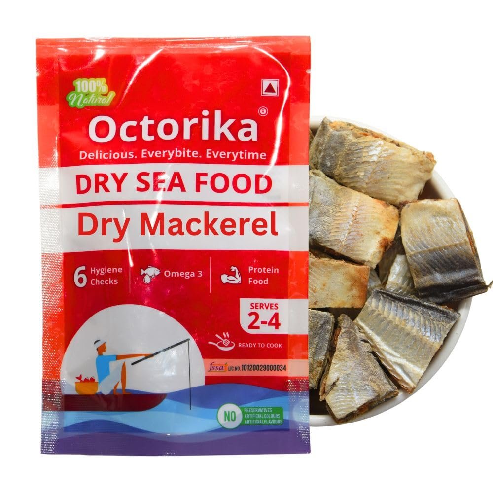 Octorika Dry Mackerel Fish, 70g