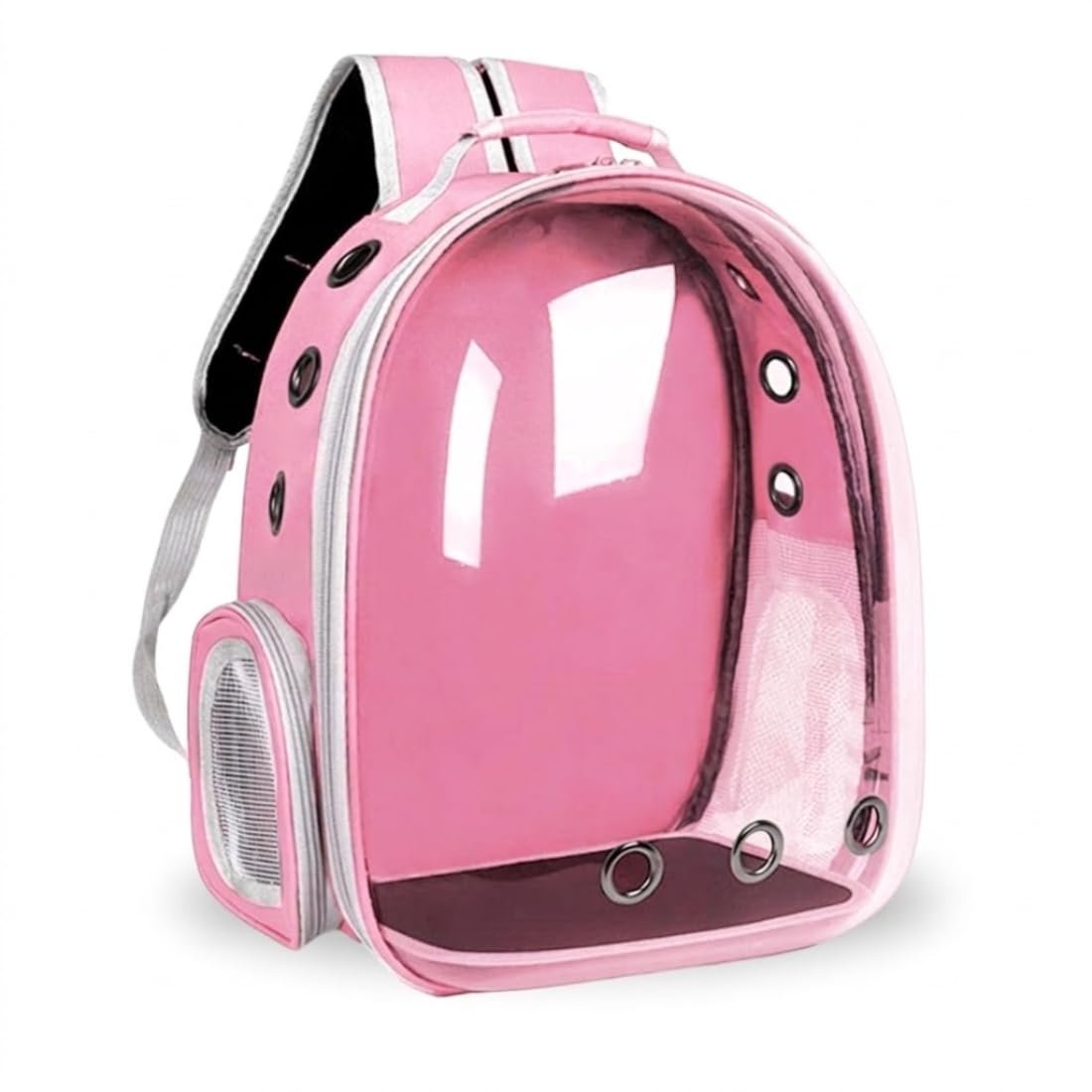 PET FUN Transparent Dog Backpack Carrier for Small Medium Dogs & Cats, Carrying Bag | Airline Approved Travel Carrier Astrona