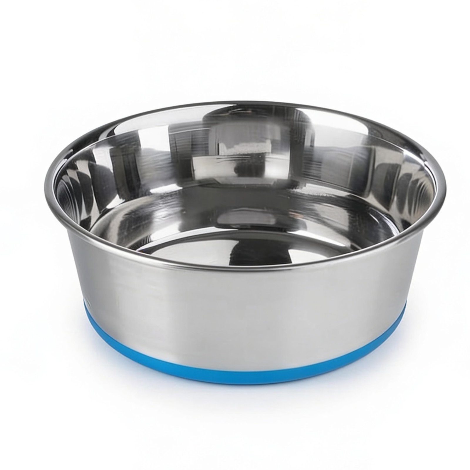 Pets Empire Stainless Steel Dog Bowl with Non-Slip Silicone Base | Food & Water Bowl for Dogs & Puppies | Rust-Resistant, Hea