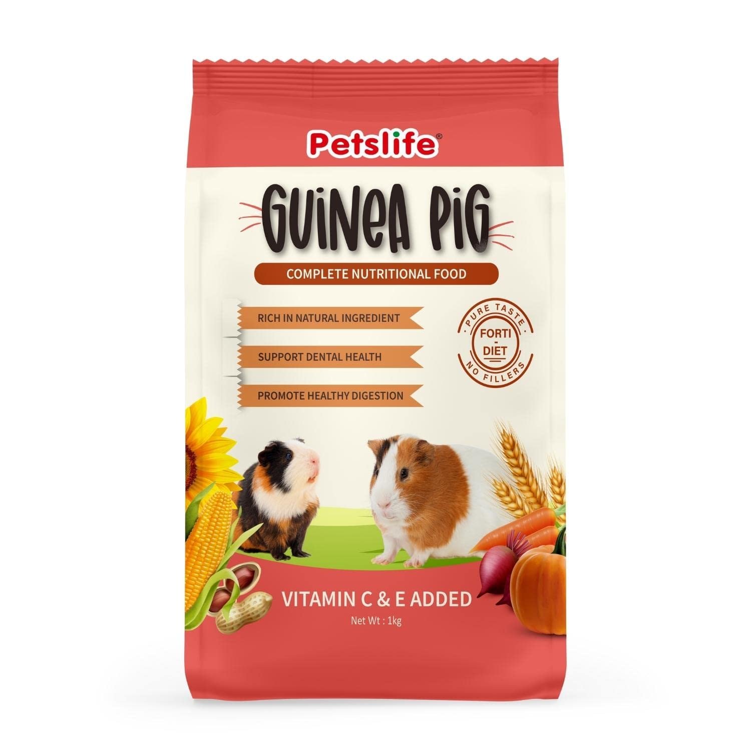 Petslife Guinea Pig Premium Food, 1 kg
