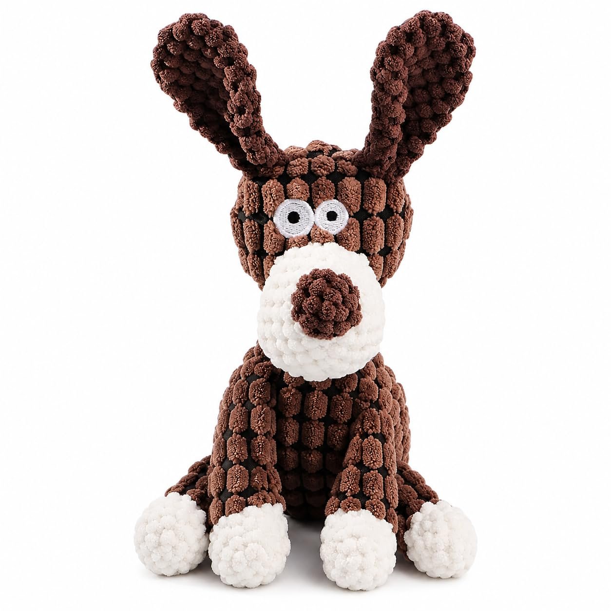 PetVogue Dog Plush Squaking Toy, Interactive Durable Chewing Toys, Interative Toy for Small Dog, Puppy and Cats