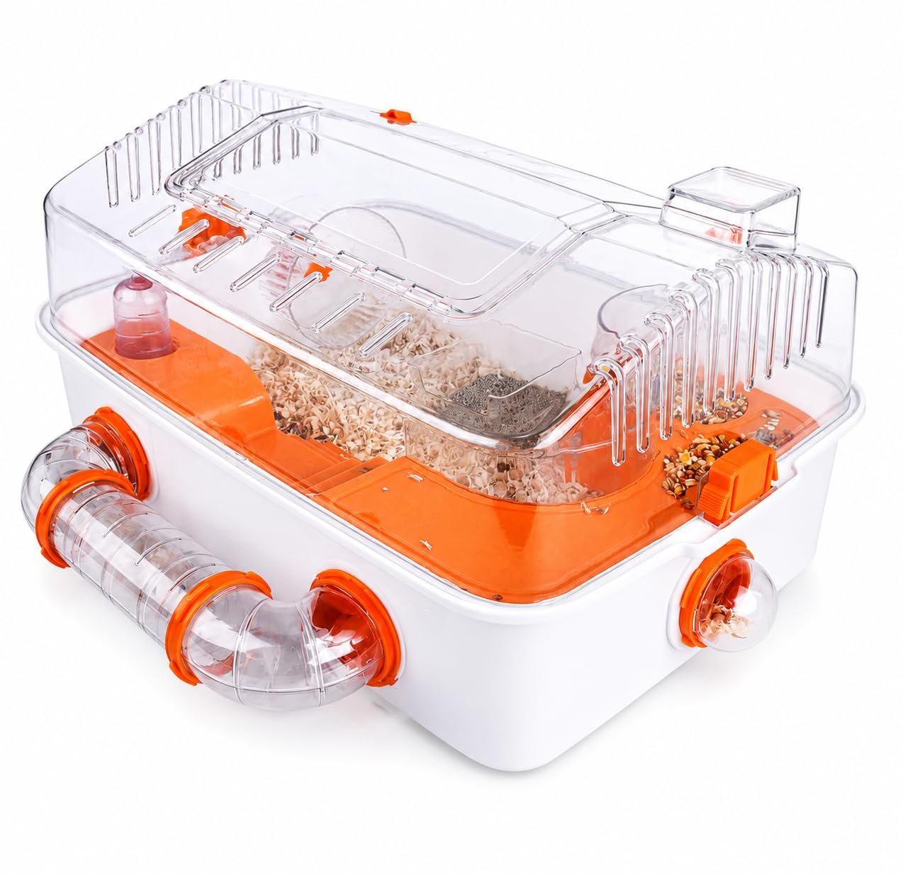 PetVogue Hamster Cage,Mice Cages, Hamster,Guinea Pig, Ferret, Rabbit Small Animal Cage with Exercise Wheel for Hamster and Wa