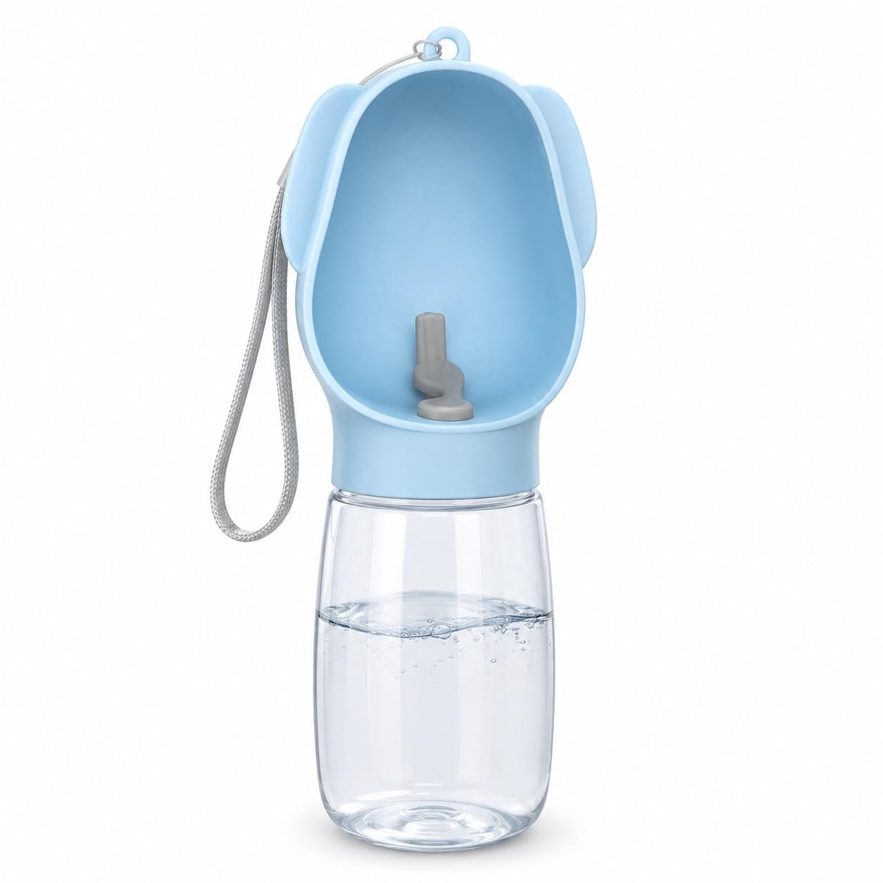 PetVogue Portable Dog Water Bottle with Drinking Bowl | Leakproof Pet Water Dispenser | BPA Free Travel Water Bottle for Dogs