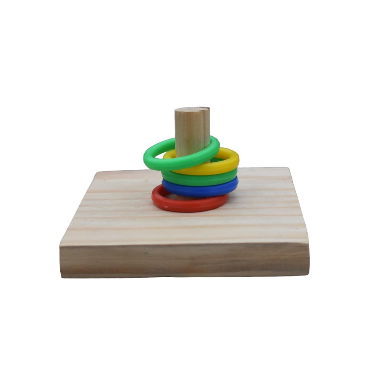 Poonch Pet Store Brain Stimulating Ring Toy For Budgies Cockateil Lovebird And Other Parrot Color Ring Game